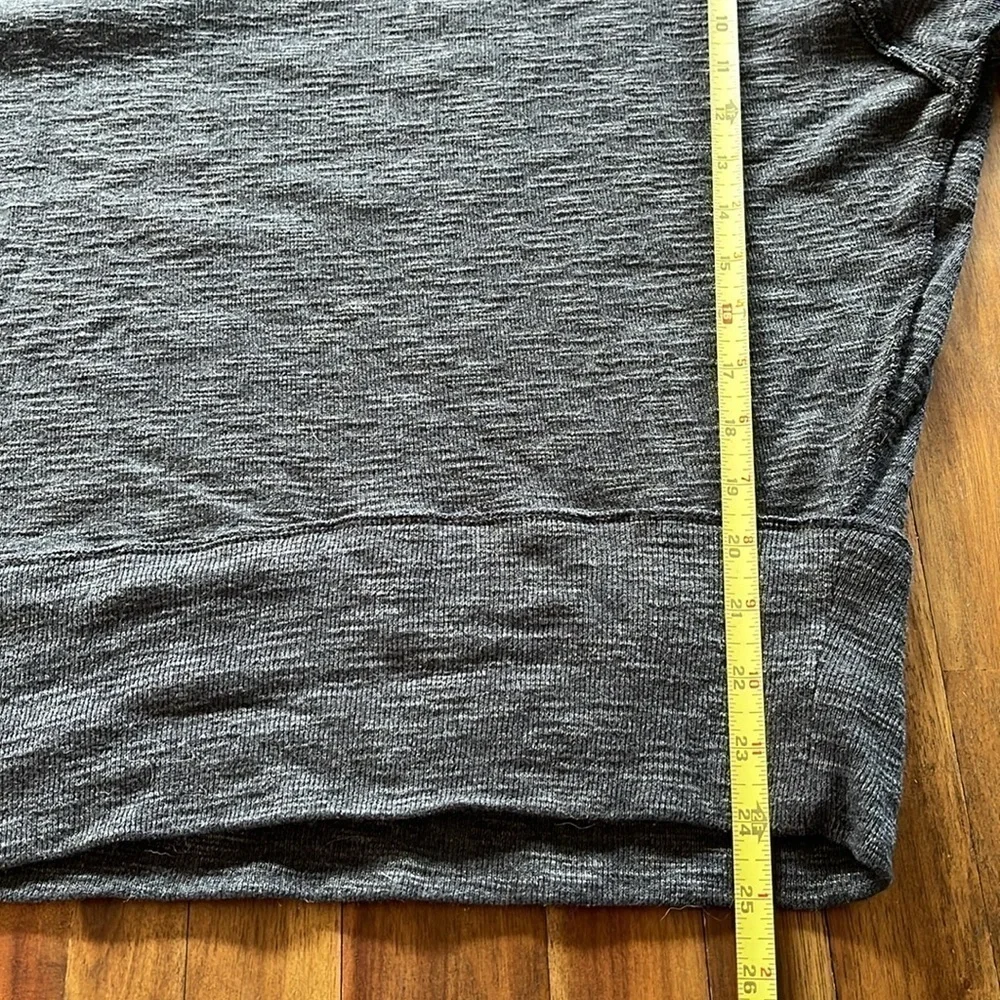 Free People We the Free gray off the shoulder sweater